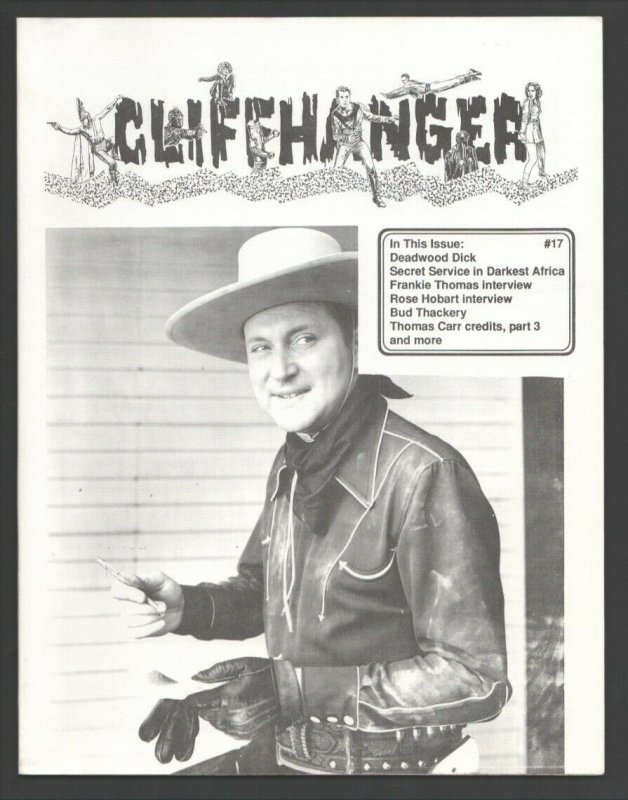 Cliffhanger #17 1993-WOY-Classic zine for fans & collectors of serials-Deadwo...