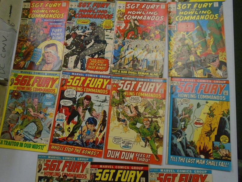 Sgt. Fury, 27 Different From:#71-100, (1969-1972)