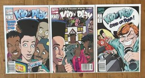 Kid N Play #1,2,3 Marvel Comics Newsstand Lot VF+