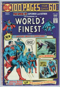 WORLD’S FINEST COMICS #224 - 5.5 - OW-W - Superman - Batman  - Metamorpho
