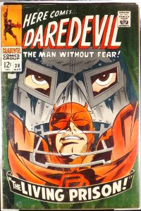 DAREDEVIL #38 Silver Age Marvel Comics 1968 vs. Doctor Doom MCU 