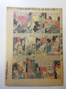 The Spirit #120 (1942) Newsprint Comic Insert Rare!