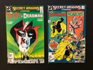 SET of 5-DC SECRET ORIGINS#15-19 Deadman,Dr. Occult, Green Lantern  F/VF(A124)