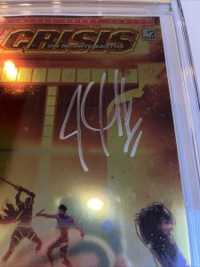 Dark Crisis On Infinite Earth (2022) # 2 (CGC SS 9.8) Signed J. Williamson •1:25