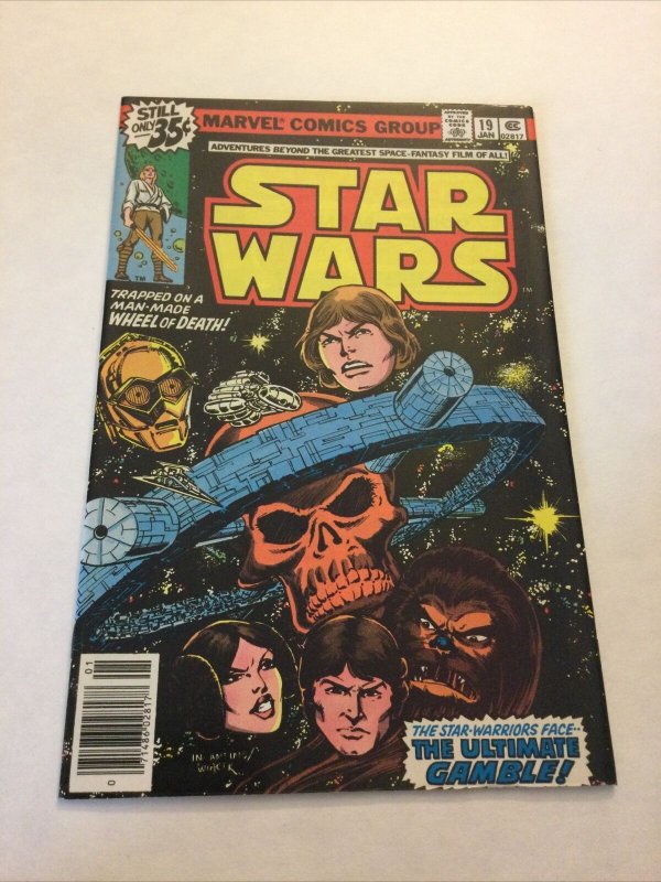 Star Wars 19 Nm- Near Mint- Newsstand Edition Marvel Comics