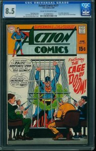 Action Comics #377 (1969) CGC 8.5 VF+