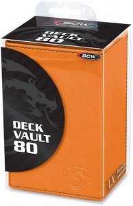 BCW 80 card Deck Vault Orange