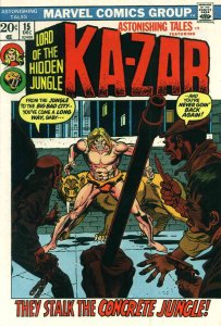 Astonishing Tales #15 VG ; Marvel | low grade comic Ka-Zar
