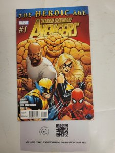 New Avengers #1 VF-NM Marvel Comic Book Heroic Age Bendis 5 MS21