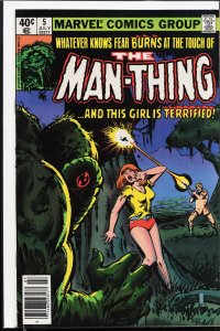 Man-Thing #5 Newsstand Edition (1980) Man-Thing