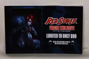 RED SONJA #1 ComicTom101 Osh Red Exclusive Virgin Variant Cover Dynamite