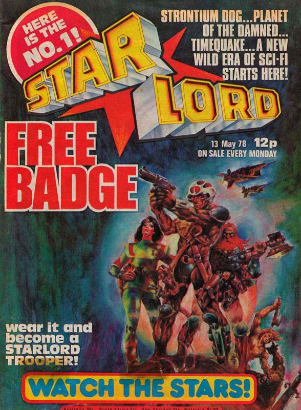 Starlord (IPC) #1 VG ; IPC | low grade comic 1st Strontium Dog