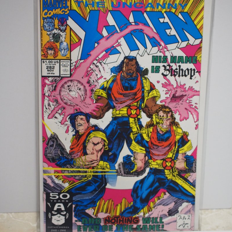 The Uncanny X-Men #282 and #283 (1991) First Bishop ! NM Unread!