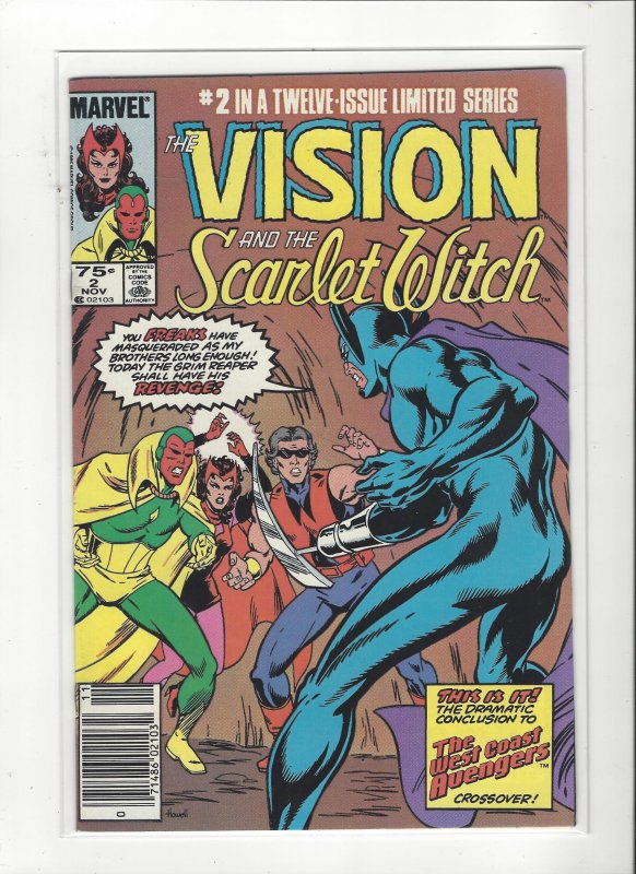 Vision and the Scarlet Witch (1985 series) 2 of 12  VF/NM Marvel Comics