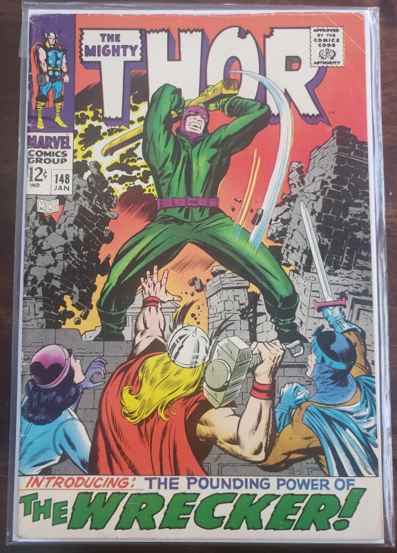 Thor 148 1st appearance of the Wrecker