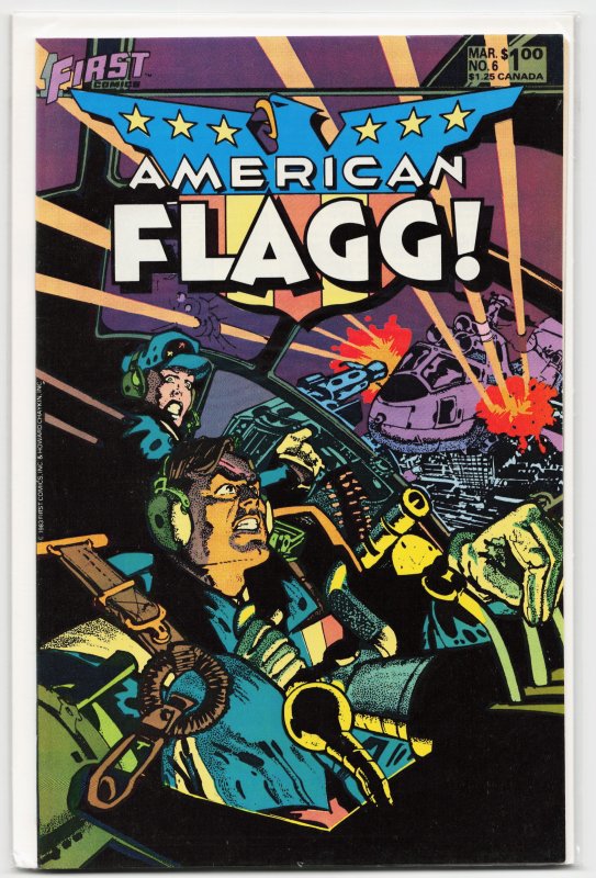 American Flagg! #6 (1984) American Flagg