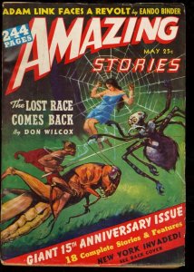 PULP:  AMAZING STORIES 1941 MAY-PULP-J. ALLEN ST. JOHN CVR FN