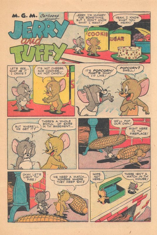 TOM AND JERRY COMICS #65 (Dec 1949) 6.0 FN • Great Harvey Eisenberg Artwork!