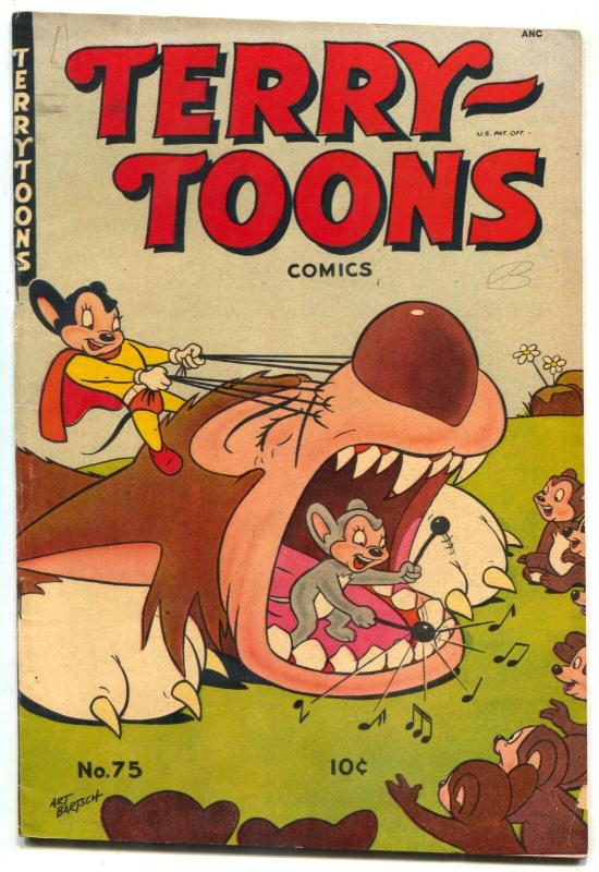 Terry-Toons #75 1945- Mighy Mouse Tooth Gag cover VG