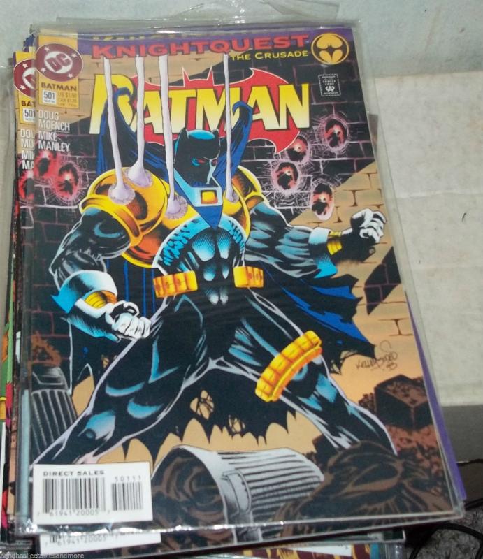 BATMAN  #501    AZRAEL is NEW BATMAN  KNIGHTQUEST THE CRUSADE