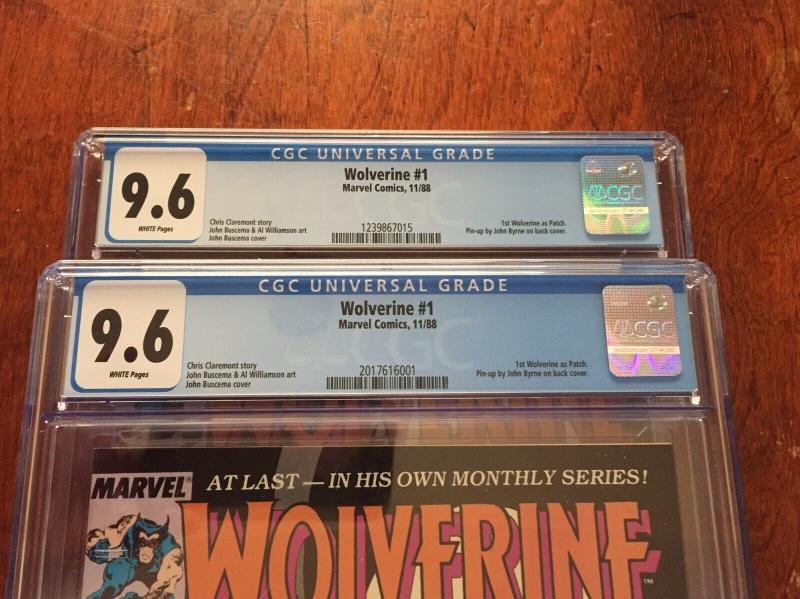 TWO Wolverine #1 9.6 CGC! 1-8 M/NM! Entire Weapon X Program, Many Many More!