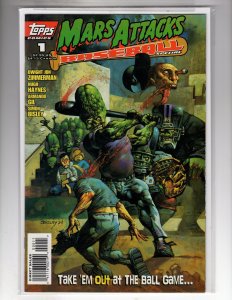 Mars Attacks Baseball (1996)  VF/NM Simon Bisley Cover!    / EBI#2