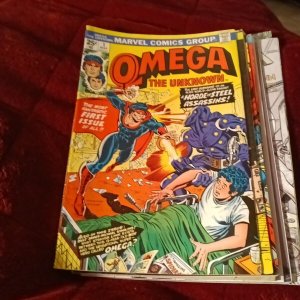 Omega The Unknown 10 Issue Comics Marvel Lot Run Set Collection Bronze Modern...