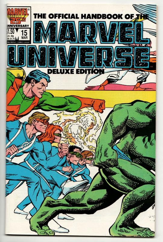 Official Handbook of the Marvel Universe #15 Deluxe Edition (1987) VF/NM