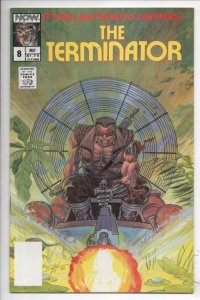 TERMINATOR #8, NM,  Battle, 1988 1989, Death, Robot Cyborg