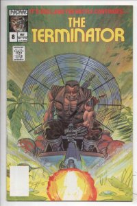 TERMINATOR #8, NM,  Battle, 1988 1989, Death, Robot Cyborg