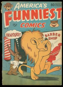 AMERICA'S FUNNIEST COMICS #2 1944-FUNNY ANIMALS-EGYPT VG