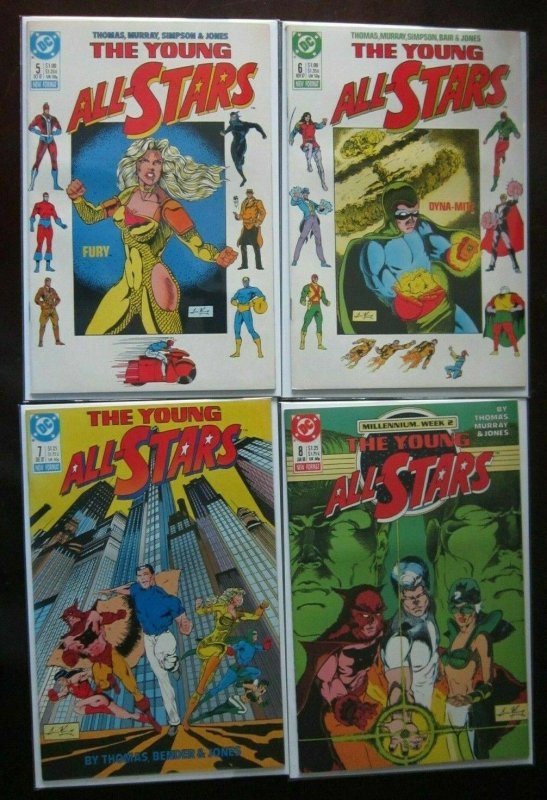 The Young All Stars LOT #1 - 20, 22, 23 + Annual(23 Diff) - 8.0 VF (1987 - 1989)