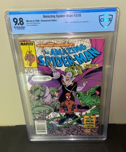Amazing Spiderman #319 (CBCS 9.8 NM-MT ) / McFarlane / Newsstand  / 1989