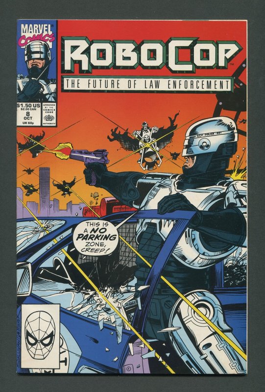 RoboCop #8  /  9.0 VFN/NM - 9.2 NM-   October 1990