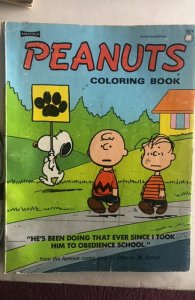 Peanuts coloring book  1970(saal Field)15pages colored WELL! C pics!