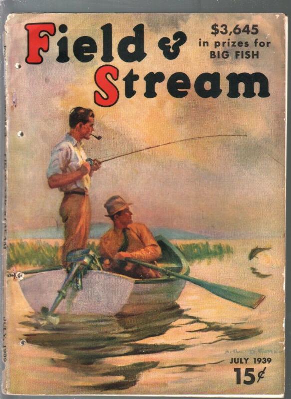 Field & Stream 7/1939-Howard L Hastings-Harold  Titus-hunting-fishing-pix-FR/G | Comic Collectibles - Magazines