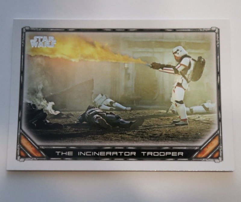 2020 Star Wars The Mandalorian Season 1 #95 The Incinerator Trooper