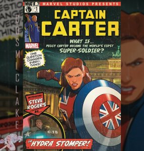 CAPTAIN CARTER #1 ~ 1:25 ANIMATION INCENTIVE VARIANT ~ 1ST APP PREORDER 3.9 NM☪
