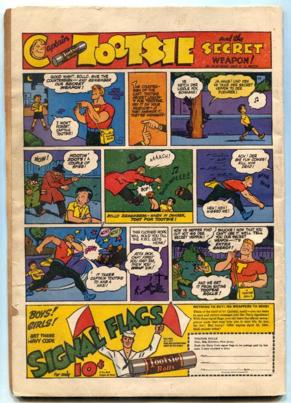 Blue Bolt Vol. 4 #7  1944 - Novelty  -FR - Comic Book