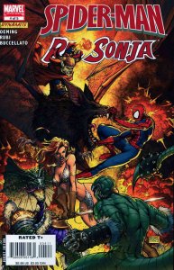 Spider-Man/Red Sonja #4 VG ; Marvel | low grade comic Michael Turner