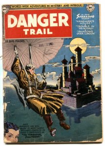 Danger Trail #2 1950-DC-parachute cover-King Farady-Alex Toth art- G