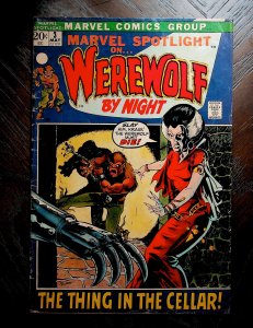 Marvel Spotlight #3 4.0 Very Good 2nd app. Werewolf by Night (Jack Russell).
