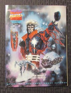 1995 Oct MEGA MARVEL Magazine FN+ 6.5 Captain Marvel