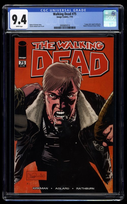 Walking Dead #75 CGC NM 9.4 White Pages