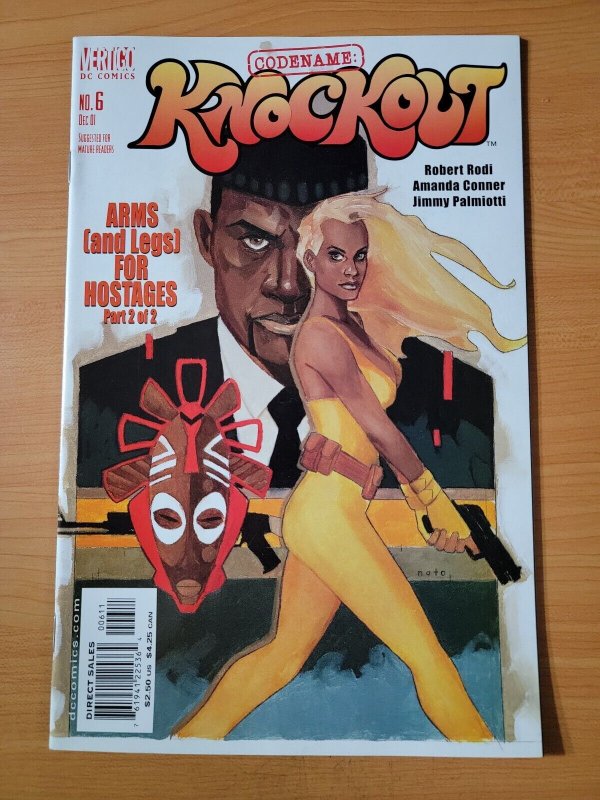 Codename: Knockout #6 ~ NEAR MINT NM ~ 2001 DC / Vertigo Comics