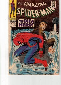 The Amazing Spider-Man #52 (1967) VG+ Affordable-Grade! To DIe A Hero! J.Jonah!