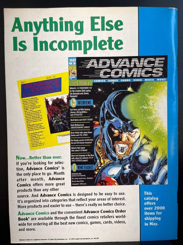 Comics Values Monthly #82 - Superman shields cover (Direct Edition) WITH POSTER!