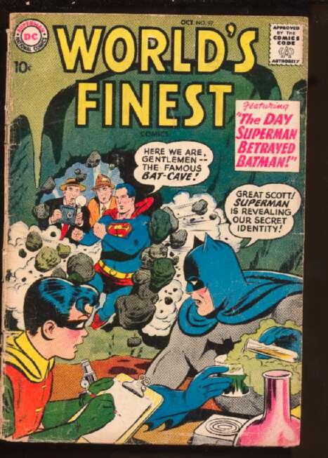 World's Finest Comics #97, Good- (Actual scan)