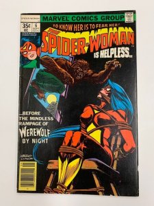 SPIDER-WOMAN #6 (September 1978) Bronze Grade: 7.0/F- VF Werewolf By Night app.