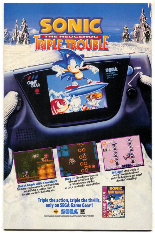 Sonic The Hedgehog #20  1995 - Archie  -VF- - Comic Book